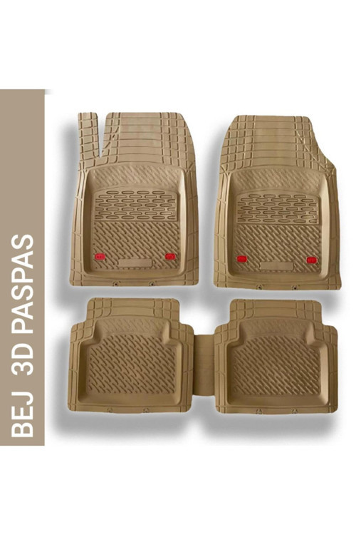 Yekoto Peugeot 407 (04-10) Extra Derin Havuzlu 3D Karbon Paspas