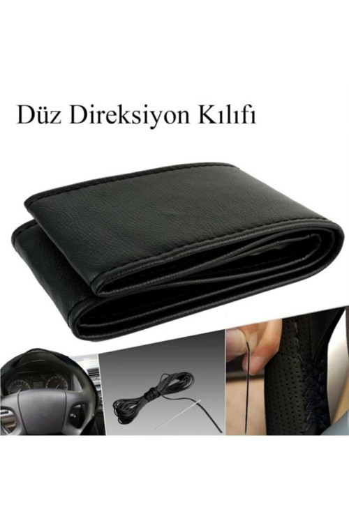 Ayazgurup Peugeot Rcz Dikmeli Direksiyon Kılıfı Siyah Düz ( Hakiki Deri )