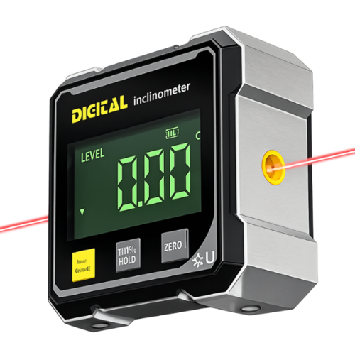 5521 Dijital Eğim Ölçer Mıknatıslı Çift Çizgi Lazerli