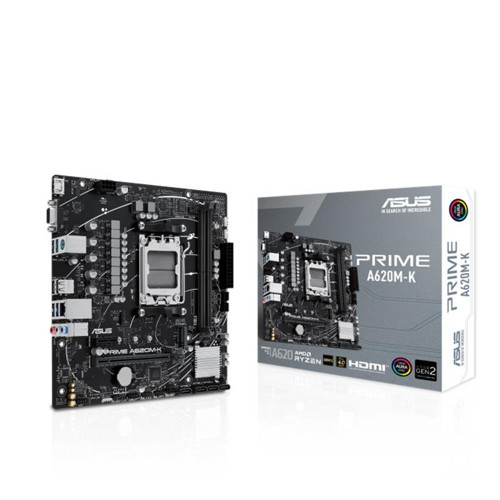PRIME A620M-K DDR5 6400MHZ 1XVGA 1XHDMI 1XM.2 USB 3.2 MATX AM5 (AMD AM5 9000/8000/7000 SERİLERİ İLE UYUMLU)