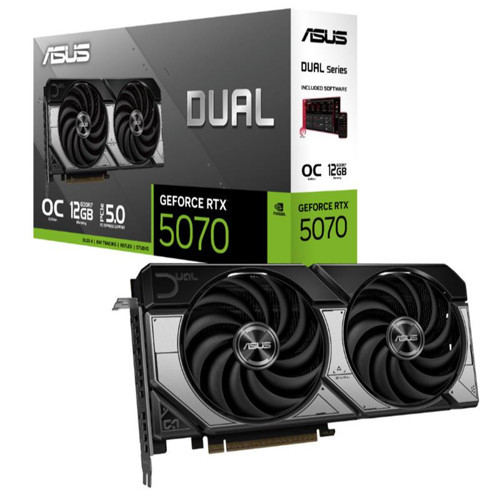GEFORCE DUAL-RTX5070-O12G 12GB GDDR7 192BIT 3XDP 1XHDMI EKRAN KARTI