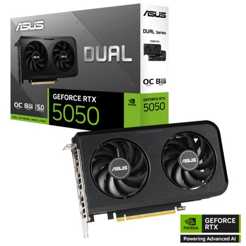 GEFORCE DUAL-RTX5050-O8G 8GB GDDR6 128BIT 1XHDMI 3XDP EKRAN KARTI