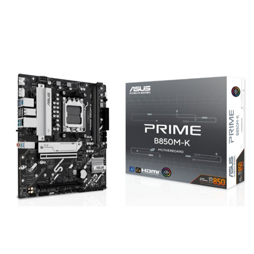 PRIME B850M-K DDR5 8400MHZ 1XHDMI 1XDP 2XM.2 USB2.0 MATX AM5(AMD AM5 9000/8000/7000 SERİLERİ İLE UYUMLU)