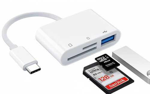 USB-C Çoklayıcı Kart Okuyucu