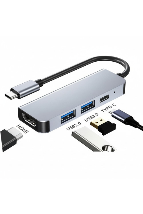 4 in 1 To Hdmi 4k Usb 3.0 Dönüştürücü Adaptör