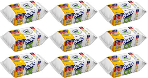 Yüzey Temizlik Havlusu - Mendili 100 Yaprak Limon & Portakal Tazeliği (9 Lu Set) 900 Yaprak