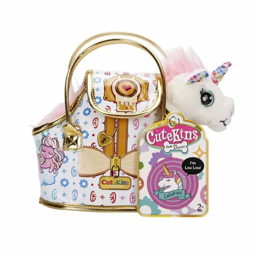 10873 Taşıma Çantalı Peluş Unicorn Lou Lou -NessiWorldman