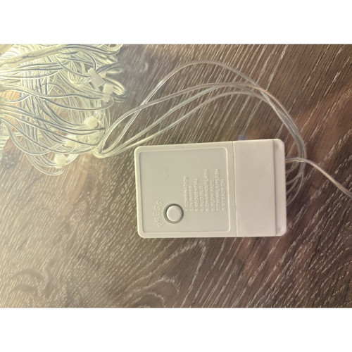 Büro Ev Ofis Bahçesi için Perde Tip 2x2MT 192LED Sarı Işıklı Lambalı Aydınlatma