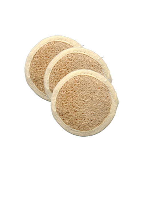 3 Adet Kabak Lifi Kabak Kesesi Peeling Yüz Kesesi Küçük Yuvarlak Model Banyo Kese Kabak Kese