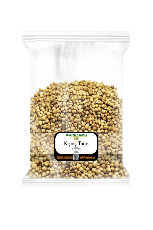 Kişniş Tane 500 Gr. Kişniş Tohumu Tane Kişniş 0,5 Kg.