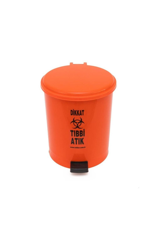 Tıbbi Atık Kutusu (Kovası) 10 LT Pedallı