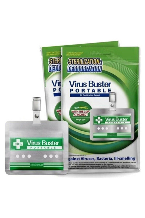 Virus Buster Portable Mikrop Savar 30 Gün Etkili Cıo2- Fda Onaylı