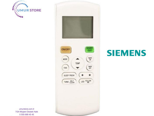 Siemens AS12IVW30N Uyumlu Klima Kumandası