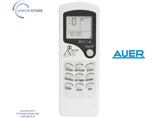 Auer AAC1045-0506F Uyumlu Klima Kumandası