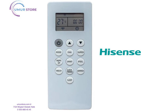 Hisense AST-24UW4RBTC Uyumlu Klima Kumandası