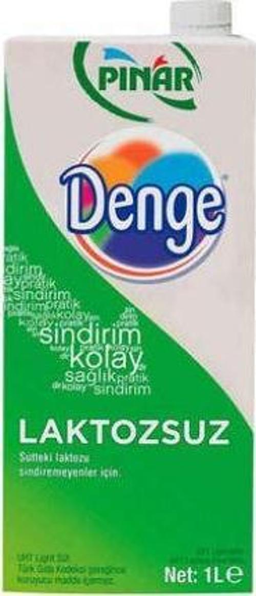 Süt Denge Laktozsuz 1 Lt. (2'li)