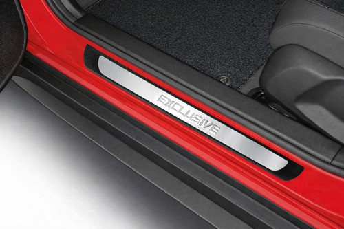 Dacia Stepway 3D Krom + ABS Kapı Eşiği Koruma Exclusive Line 2008-2020 arası 4 Prç P.Çelik (Parlak)