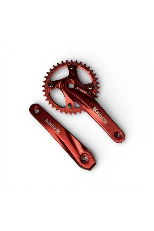 Mtb Tekli Renkli Aynakol 36T 170Mm (Mavi ,Kırmızı ,Rainbow-Oil Slick)