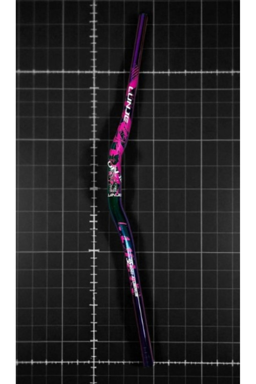 Alüminyum 31.8 780 Mm Riser Mtb Gidon Bisiklet Gidonu Bukalemun Pembe