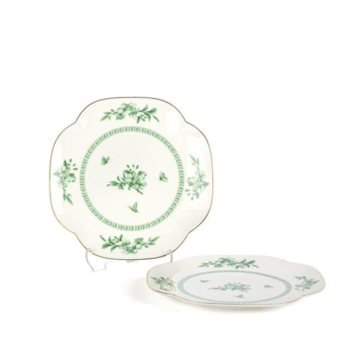 Leaf Elegance 2li Tatlı Tabağı 19cm