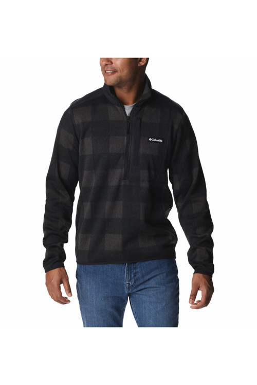 Sweater Weather Iı Printed Half Zip Erkek Polar Üst