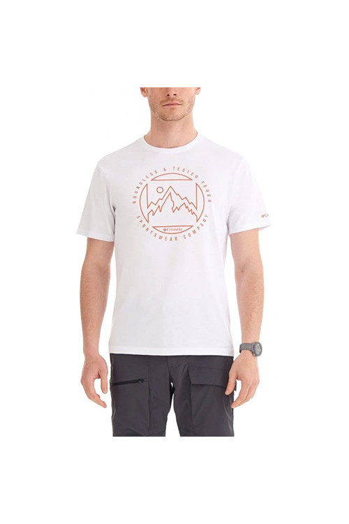 Boundless Erkek Beyaz Outdoor T-Shirt Cs0306-100