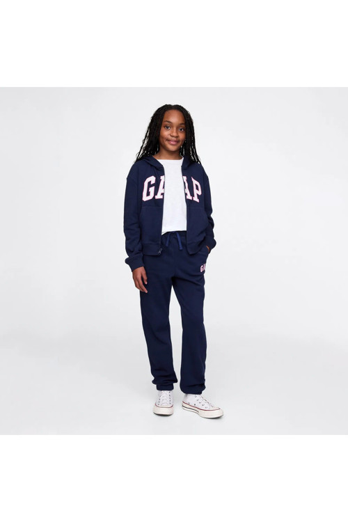 Logo Relaxed Fit Çocuk Lacivert Eşofman Altı