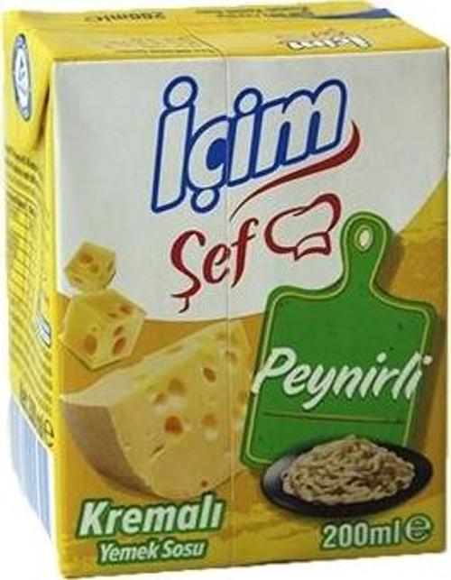 Şef Krema Peynirli 200 ml. (24'lü)