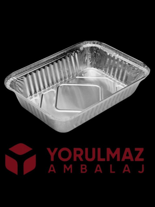 Kullan At Kapaklı Alüminyum Kase 1500 gr – Büyük Boy – 24 Adet