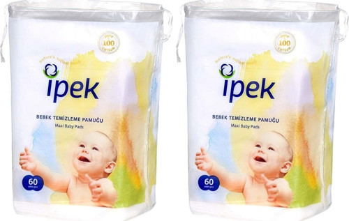 Maxi 60'lı 2 Paket Bebek Temizleme Pamuğu
