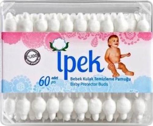 Bebek Kulak Temizleme Çubuğu 60'lı (6'lı)