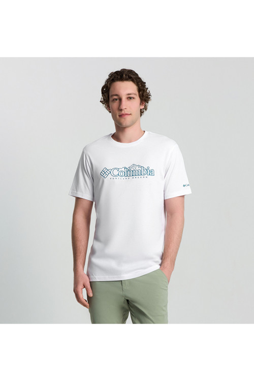 Csc Branded Peaks Erkek Kısa Kollu T-Shirt