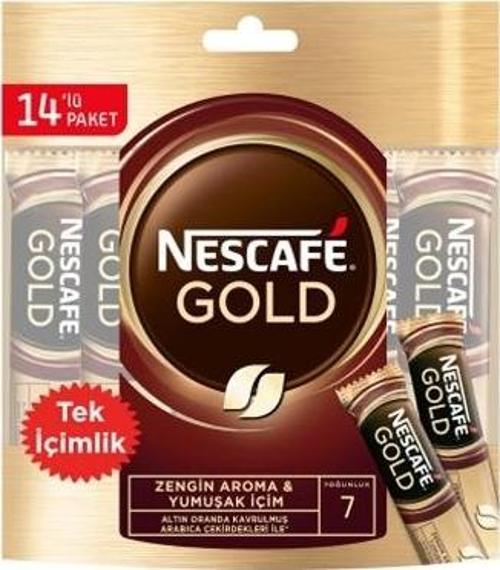 Gold Poşet Kahve 14x2 Gr. (12'li)