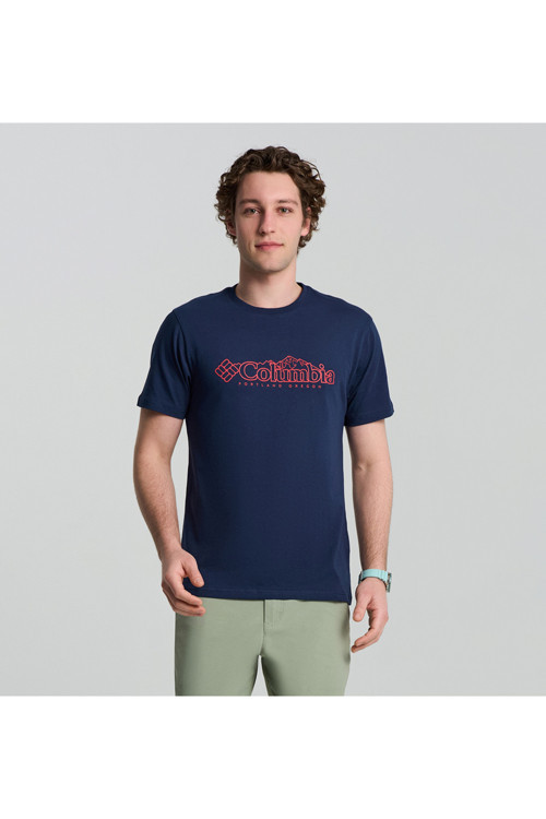 Csc Branded Peaks Erkek Kısa Kollu T-Shirt