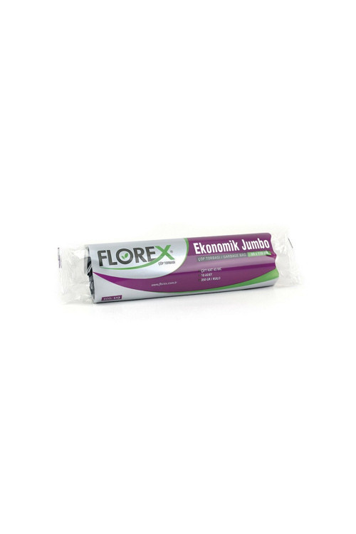200 ADET FLOREX-513 EKO JUMBO 80X110CM ÇÖP TORBASI 20x10=200 (4915)