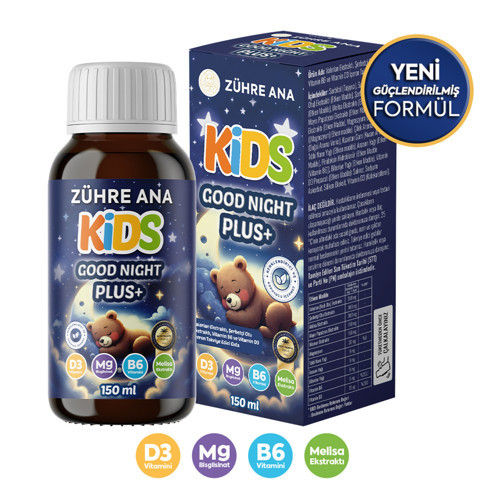 Good Night Plus Uyku Şurubu Valerian, Melisa Ve Papatya İçeren Vitamin Katkılı Ve Çilekli 150 Ml