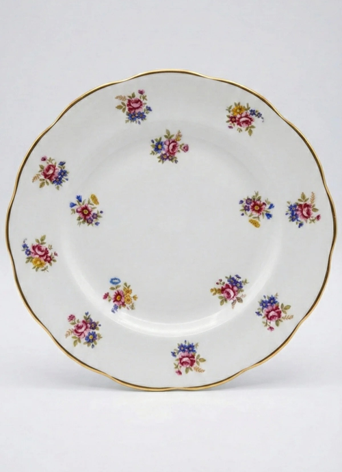 Myfair Pottery İngiliz Antika Tatlı Tabağı 21 cm