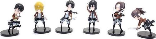 Silikon Anime Figür 6’lı Set Dekoratif Hediyelik