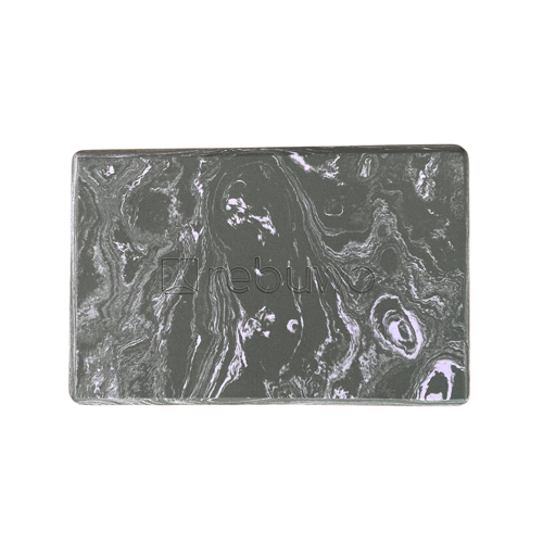 Eva Yoga Bloğu Gri-Mor Ebru Desenli