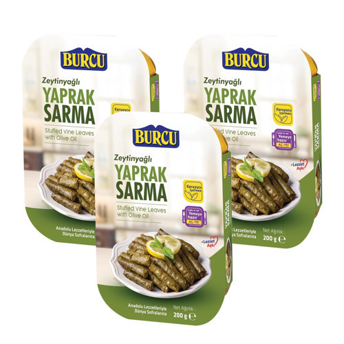 Zeytinyağlı Yaprak Sarma 200 gr x 3 Adet