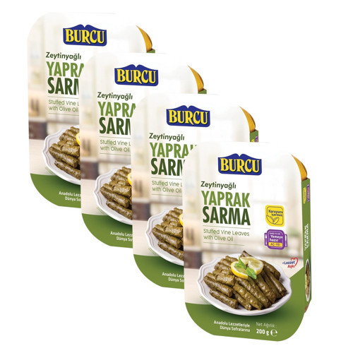 Zeytinyağlı Yaprak Sarma 200 gr x 4 Adet