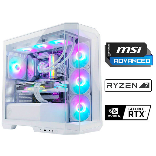 Msi MAG PANO White X170 Ryzen 7 7800X3D 32GB DDR5 Ram 1TB M.2 NVMe SSD 12GB RTX5070 Sıvı Soğutmalı Msı Oyuncu OEM Paket