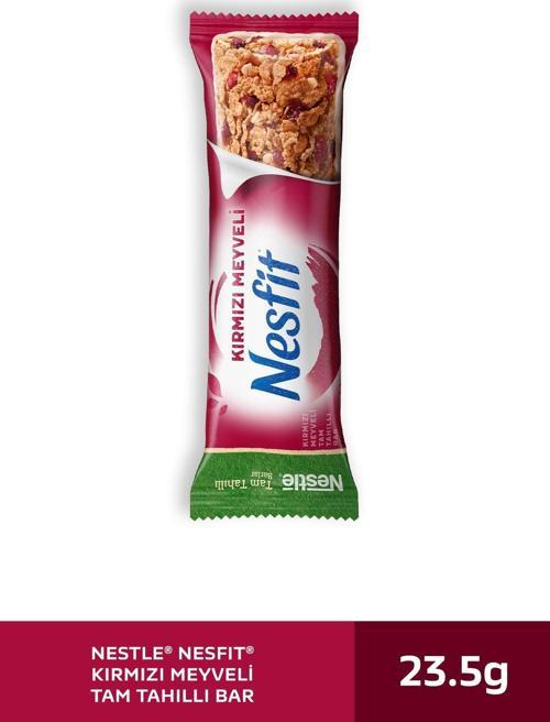Nesfit Kırmızı Meyveli Tam Tahıllı Bar 23,5 Gr.