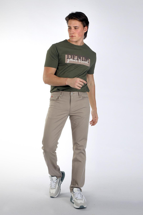 Stow Normal Bel Dar Kesim Düz Paça Taş Erkek Pantolon