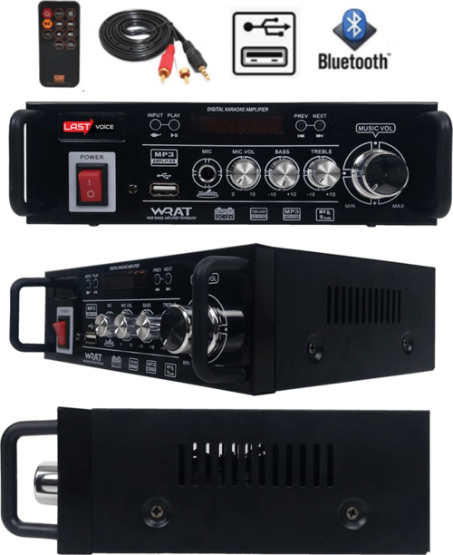 Lvx-140 Stereo Amfi Amfi 2x70 Watt Bluetooth USB 220V/12V