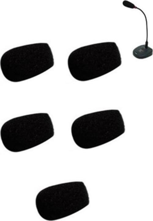 MMS-01-5X Masa Tipi Kürsü Mikrofon Süngeri 5 Lİ Paket