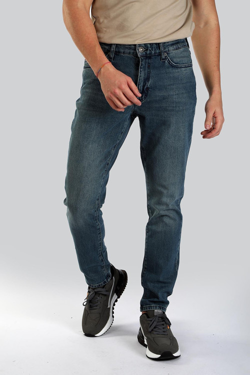 Jack Normal Bel Dar Kesim Dar Paça Mavi Erkek Jean Pantolon