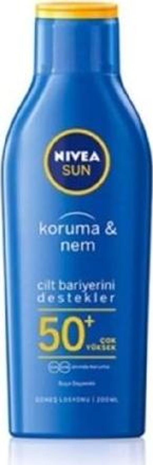 Sun Koruma & Nem Süt 50 + 200 ml. Güneş Kremi (6'lı)