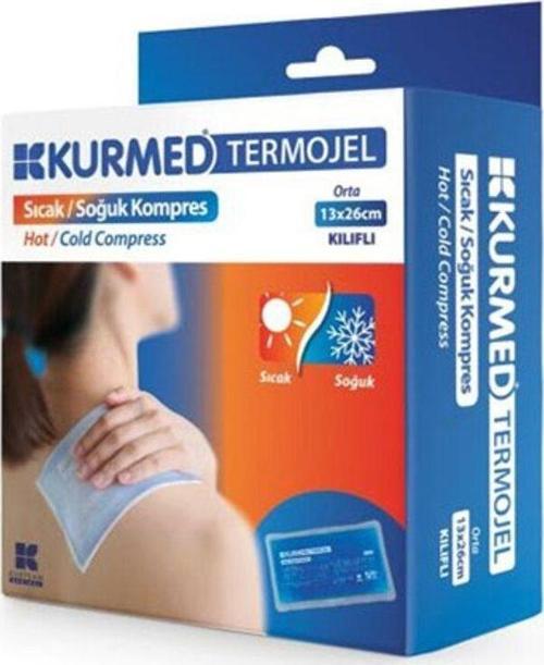 Kurmed Termojel Sıcak Soğuk Kompres 13cm x 26cm - Kılıflı