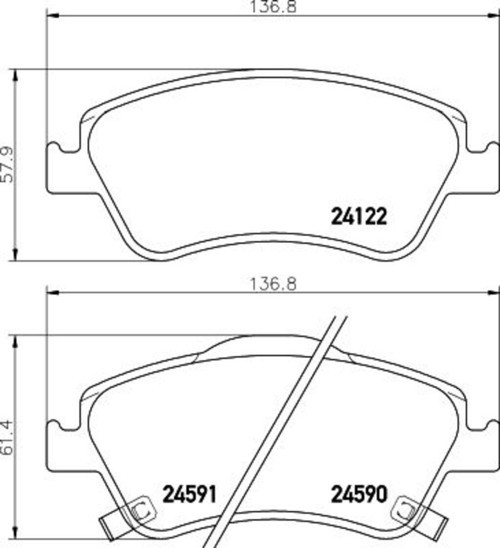 Toyota Auris Ön Fren Balata Takımı (2006-2012)